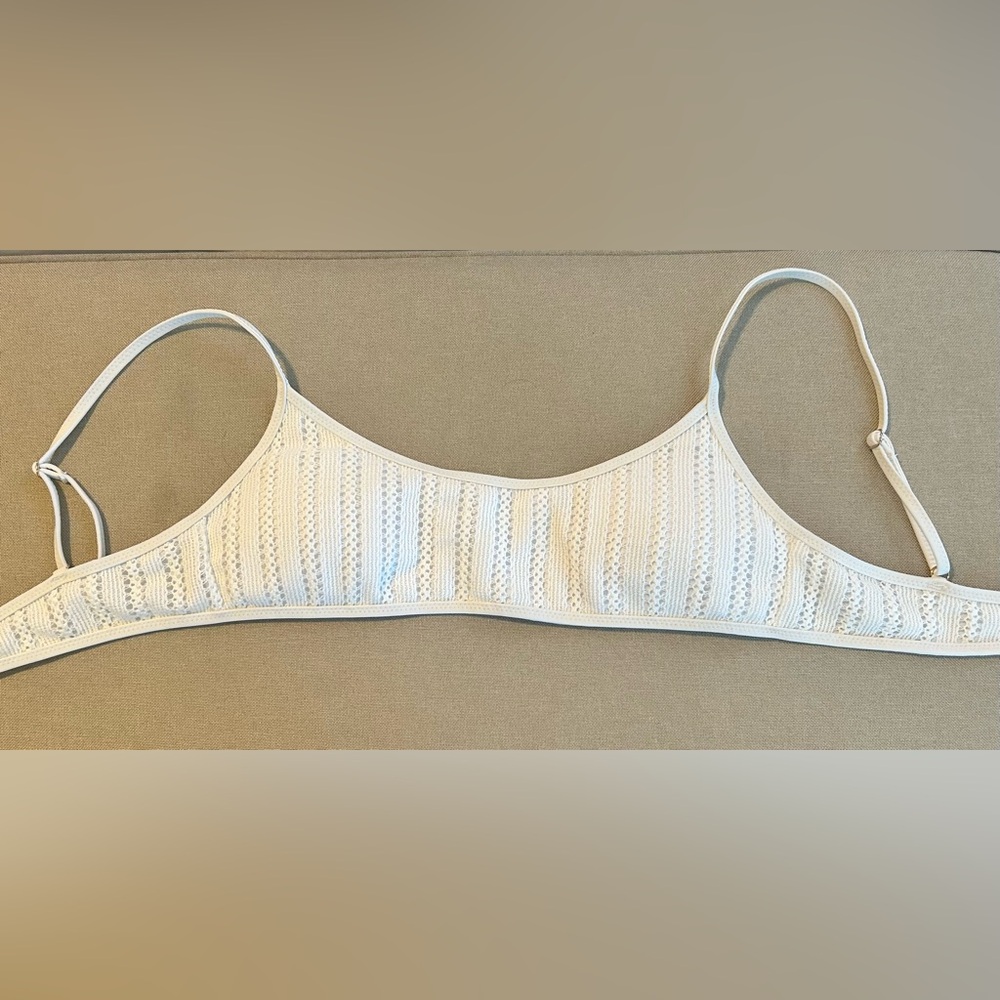 White Fox White Swim Suit Top